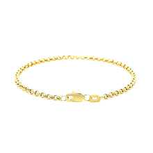 Load image into Gallery viewer, 14k Yellow Gold Rolo Bracelet  (2.50 mm)