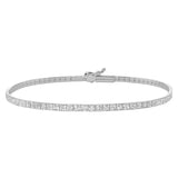 14K White Gold Mini Glacier Bracelet (2.10 mm) thumbnail 2