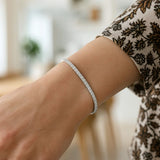 14K White Gold Mini Glacier Bracelet (2.10 mm) thumbnail 4