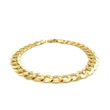 Load image into Gallery viewer, 14k Yellow Gold Solid Curb Bracelet (8.20 mm)