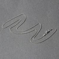 14k White Gold Diamond Cut Round Wheat Chain (1.00 mm)