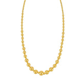 Graduated Bead Pallina Necklace in 14K Yellow Gold thumbnail 3