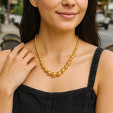 Graduated Bead Pallina Necklace in 14K Yellow Gold thumbnail 5