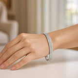 14k White Gold Glacier Bracelet (8.10 mm) thumbnail 3