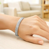 14k White Gold Glacier Bracelet (8.10 mm) thumbnail 4