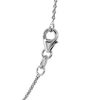 14k White Gold Round Cable Link Chain (1.10 mm)
