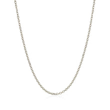 Load image into Gallery viewer, 14k White Gold Diamond Cut Cable Link Chain (1.5 mm)