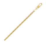 14k Yellow Gold French Cable Link Chain (2.50 mm) thumbnail 1