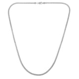 Ice Barrel Chain in 14k White Gold (3.1 mm) thumbnail 3