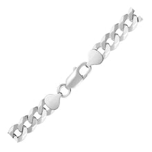 Load image into Gallery viewer, Rhodium Plated Sterling Silver Curb Style Chain (8.40 mm)