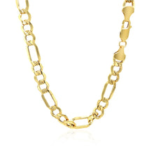 Load image into Gallery viewer, 14k Yellow Gold Lite Figaro Chain (6.60 mm)