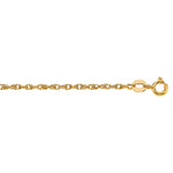14k Yellow Gold Machine Rope Chain (1.20 mm) thumbnail 2