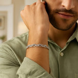Sterling Silver Anchor Chain Bracelet (6.40 mm) thumbnail 2