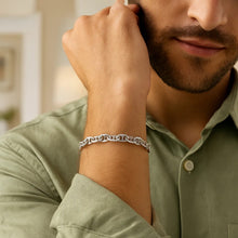 Sterling Silver Anchor Chain Bracelet (6.40 mm)