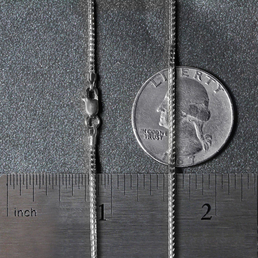 14k White Gold Ice Chain (1.30 mm)