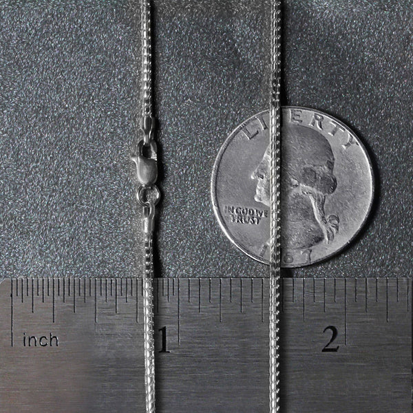 14k White Gold Ice Chain (1.30 mm)