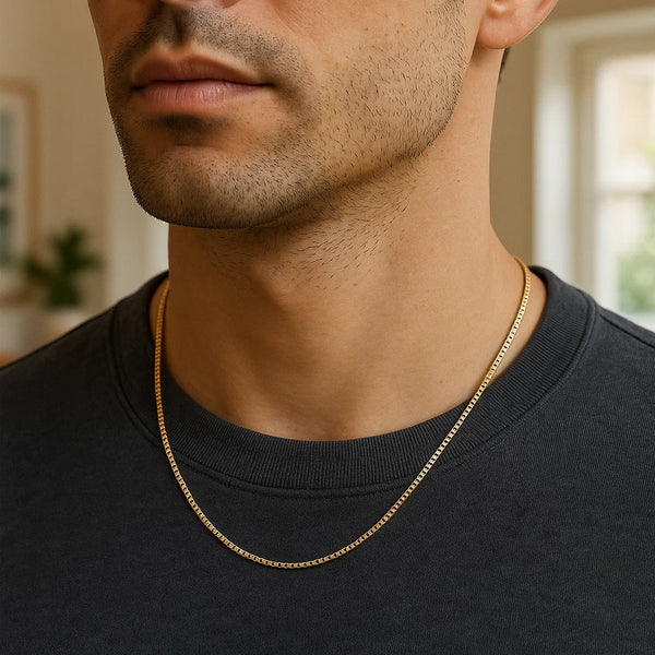 14k Yellow Gold Classic Box Chain (1.4 mm)