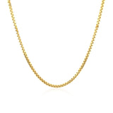 14k Yellow Gold Classic Box Chain (1.40 mm) thumbnail 2