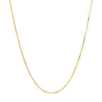18k Yellow Gold Cable Chain (1.10 mm)