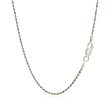 Load image into Gallery viewer, Sterling Silver Diamond Cut Rope Style Chain (1.40 mm)