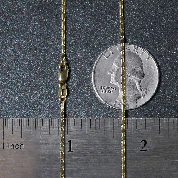 14k Yellow Gold Lumina Pendant Chain (1.00 mm)