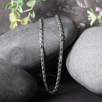 2.9mm 14k White Gold Heart Chain