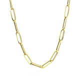 10K Yellow Gold Lite Paperclip Chain (4.20 mm) thumbnail 2