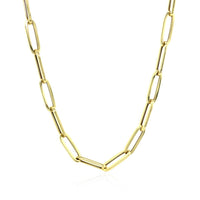 10K Yellow Gold Lite Paperclip Chain (4.20 mm)