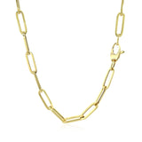 10K Yellow Gold Lite Paperclip Chain (4.20 mm) thumbnail 3