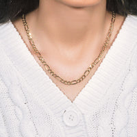 10k Yellow Gold Lite Figaro Chain (5.60 mm)