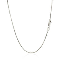 14k White Gold Octagonal Box Chain (1.00 mm)
