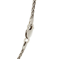 Sterling Silver Rhodium Plated Wheat Chain (1.50 mm)
