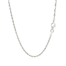 Load image into Gallery viewer, Sterling Silver Singapore Style Chain (1.80 mm)