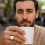 14K Yellow Gold Oval Signet Ring thumbnail 5
