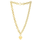 14k Yellow Gold Rolo Link Necklace (11.40 mm) thumbnail 3