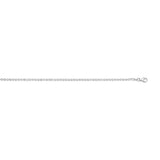 Sterling Silver Rhodium Plated Moon Cut Bead Chain (2.50 mm) thumbnail 3