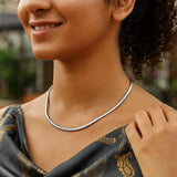 Sterling Silver Cubogas Chain Necklace thumbnail 3