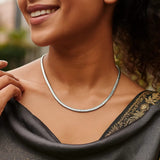 Sterling Silver Cubogas Chain Necklace thumbnail 4