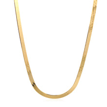 Load image into Gallery viewer, 14k Yellow Gold Super Flex Herringbone Chain (3.80 mm)