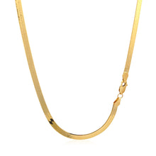 Load image into Gallery viewer, 14k Yellow Gold Super Flex Herringbone Chain (3.80 mm)