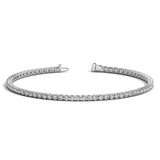 Lab Grown Round Diamond Tennis Bracelet in 14k White Gold (2 cctw F/G  VS2/SI1) thumbnail 1