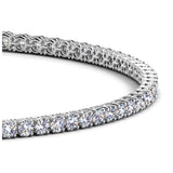 Lab Grown Round Diamond Tennis Bracelet in 14k White Gold (2 cctw F/G  VS2/SI1) thumbnail 2