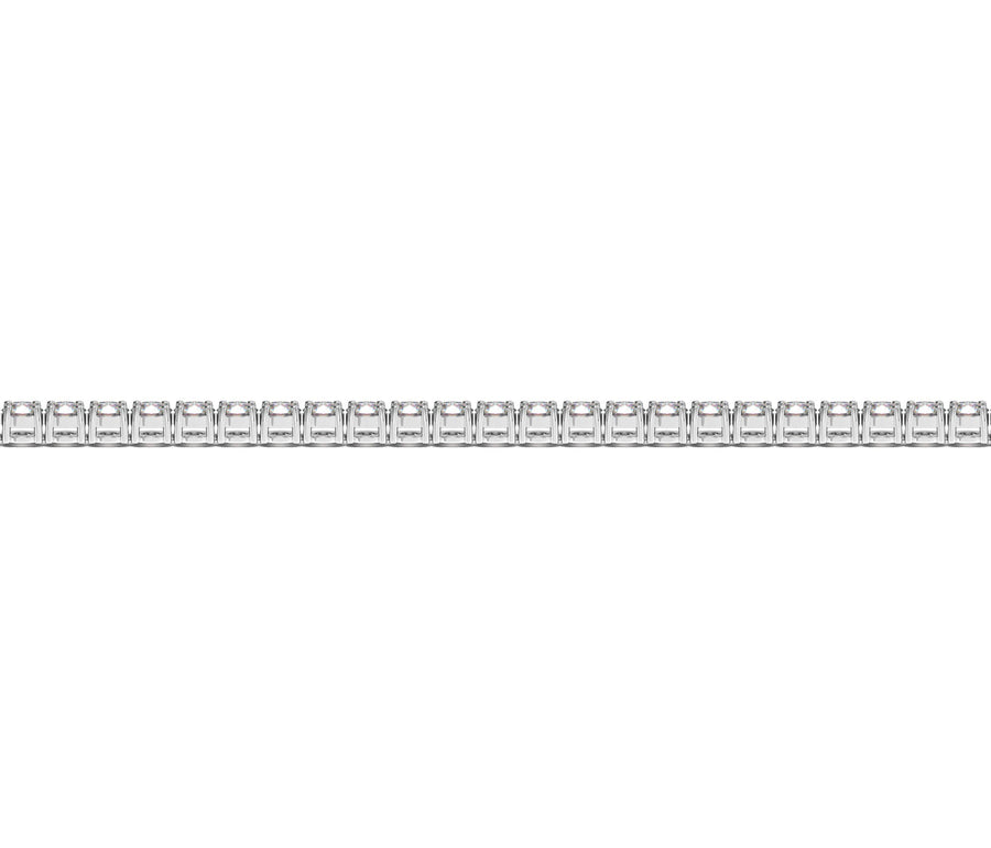 Lab Grown Round Diamond Tennis Bracelet in 14k White Gold (2 cctw F/G  VS2/SI1)