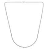 14k White Gold Light Gourmette Chain (2.80 mm) thumbnail 3