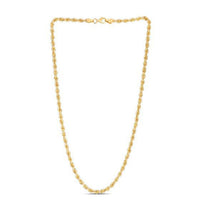 14k Yellow Gold Light Rope Chain (3.7 mm)