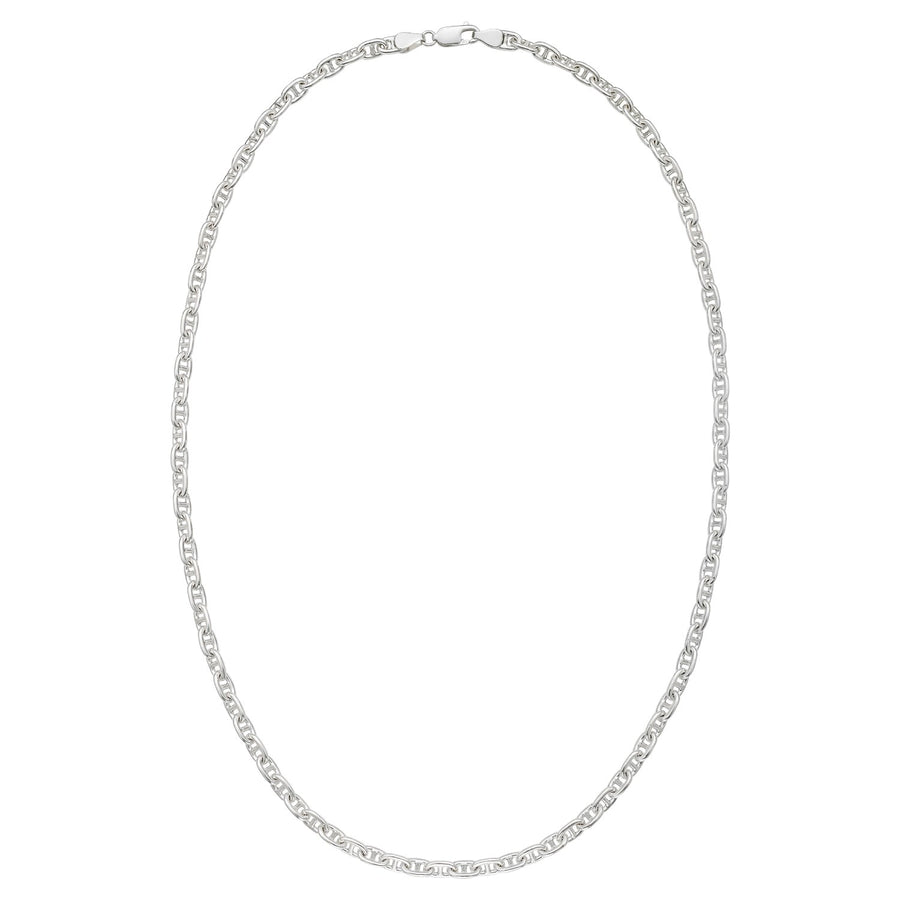 Sterling Silver Anchor Chain Necklace (5.50 mm)