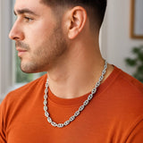 Sterling Silver Anchor Chain Necklace (5.50 mm) thumbnail 4