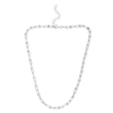 Sterling Silver Rhodium Plated Jax Link Chain (6.00 mm) thumbnail 3
