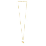 Crab Necklace in 10K Two Tone Yellow Gold thumbnail 2