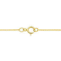 Crab Necklace in 10K Two Tone Yellow Gold